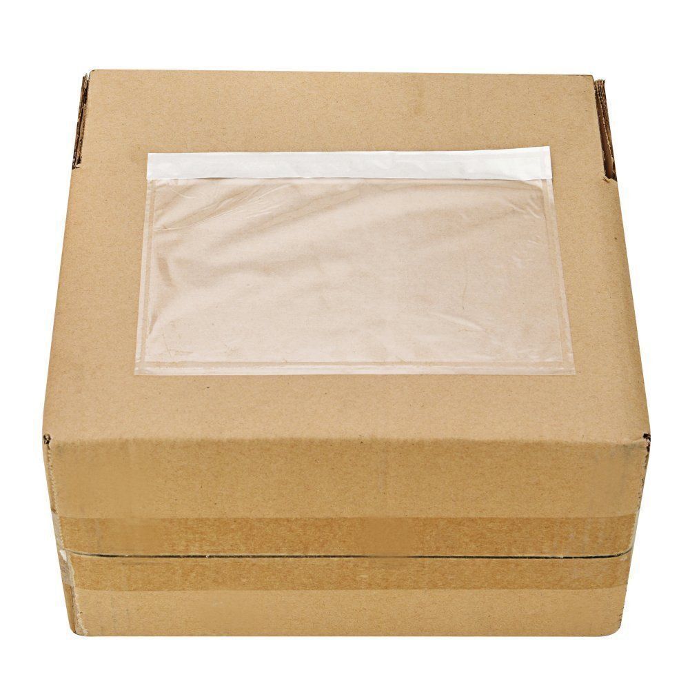 100 Packing List Pouches 7.5x5.5 Shipping Label Enclosed Envelopes Adhesive Unbranded Does not apply - фотография #5