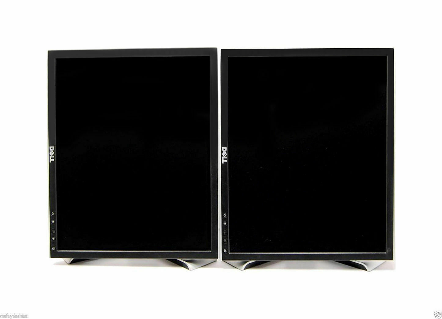🔥Dual Dell UltraSharp 1907FP Silver/ Black 19-inch Gaming LCD Monitors W/USB 💯 Dell 1907FPC - фотография #2