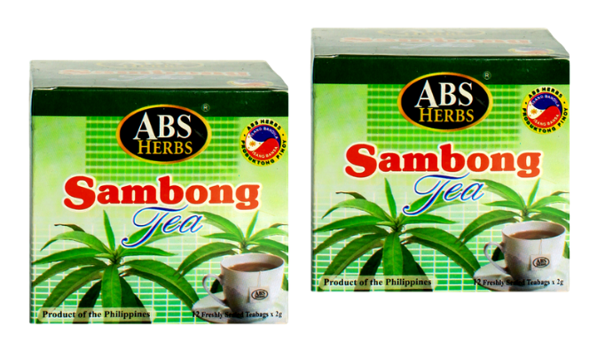 2 Packs ABS Herbs Sambong Tea, 12 Teabags Each (Total of 24) ABS Herbs