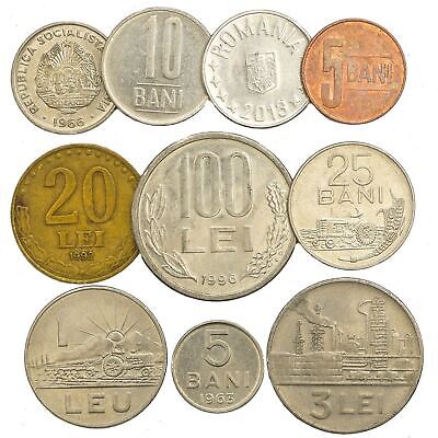 Romania Coins Lei Leu Bani | Collection of 10 | Socialism Republic 1948 - 2018 Hobby of Kings - фотография #3