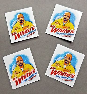 2" x 2" Mr. Whites Crystal Blue Cleaner Vinyl Sticker StickerShack.ca Regular Vinyl