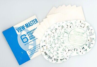 View-Master, GAF Empty Personal Stereo Reel Mounts New Old-Store-Stock BOX OF 6 3Dstereo