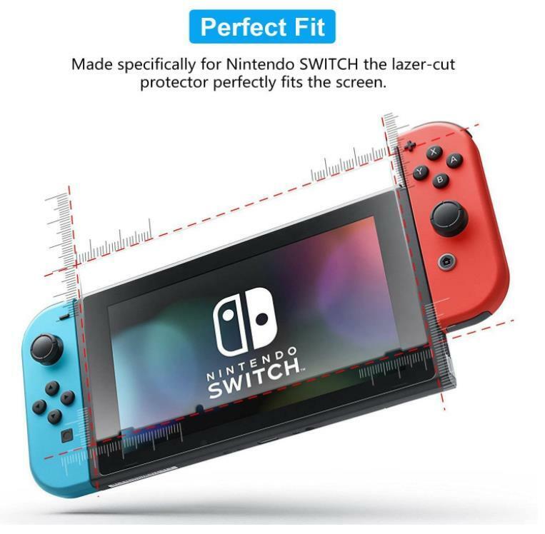 3Pack For Nintendo Switch Premium 9H HD Tempered Glass Screen Protector Guard Unbranded Does Not Apply - фотография #3