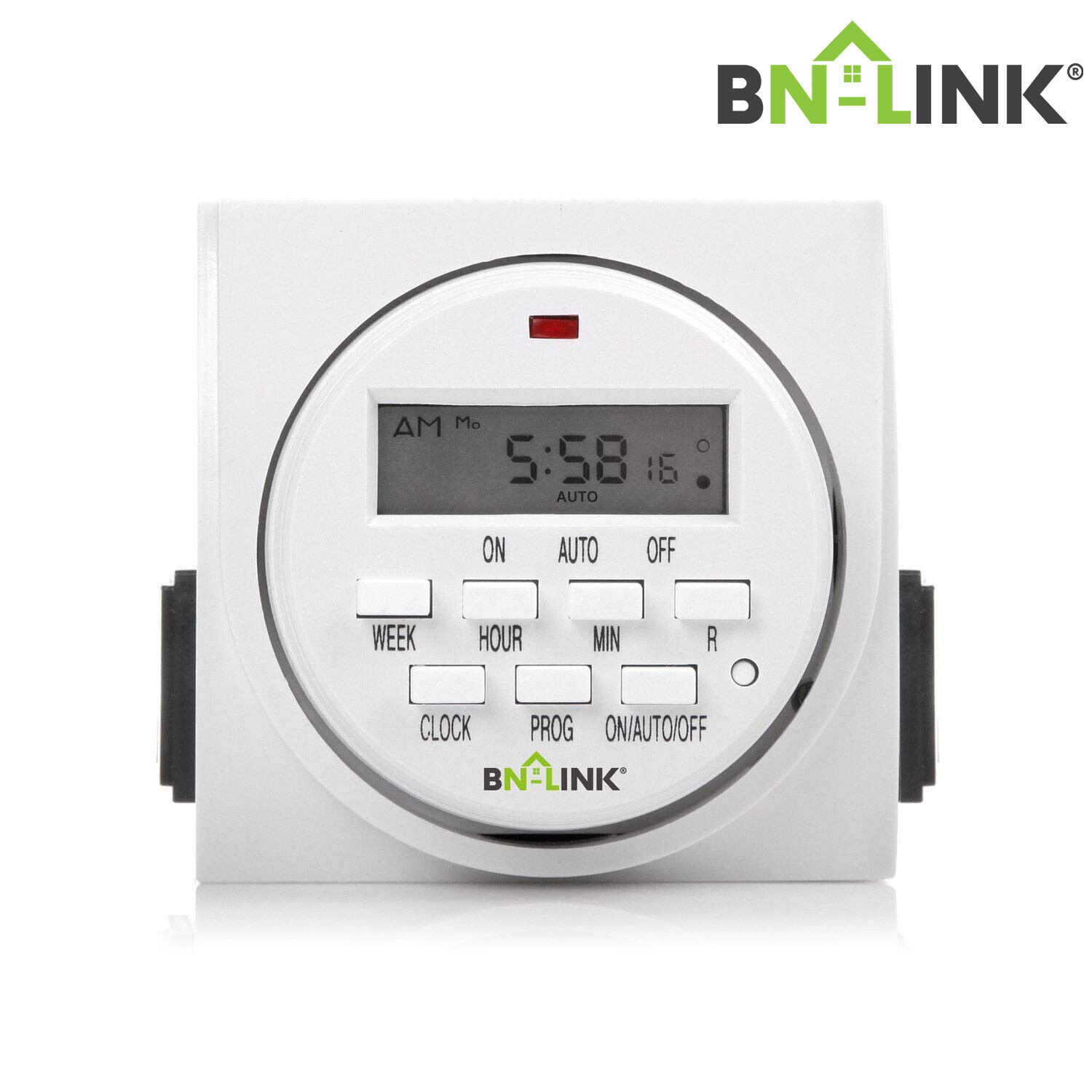 BN-LINK Heavy Duty Digital Electric Programmable Dual Outlet Timer Plug Indoor BN-LINK CECOMINOD043769