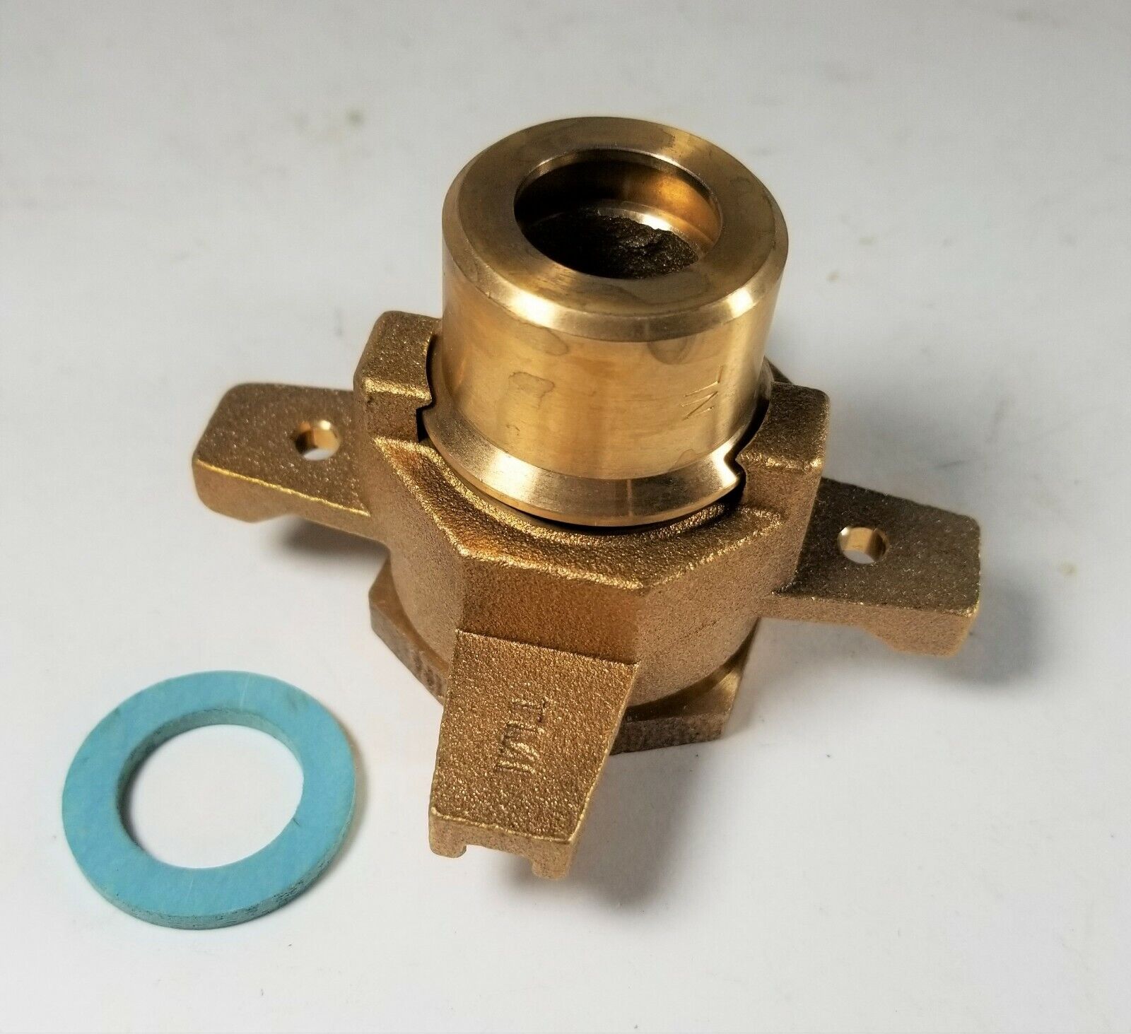 (6) Water Meter Yoke Expansion Connection Wheel for 5/8" x 3/4" Meter, NL Brass Trumbull 368-0362 - фотография #4