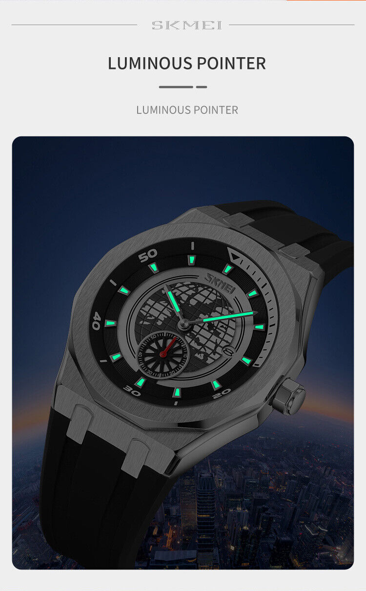 New Men's Watch Luminous Waterproof Mechanical Watch Quartz Sports Watch Unbranded - фотография #9
