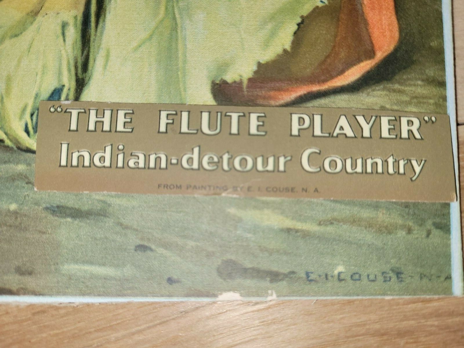 Set Of 3 1930s SANTA FE Indian Detour Country Calendar prints E. Irving Couse Без бренда - фотография #9