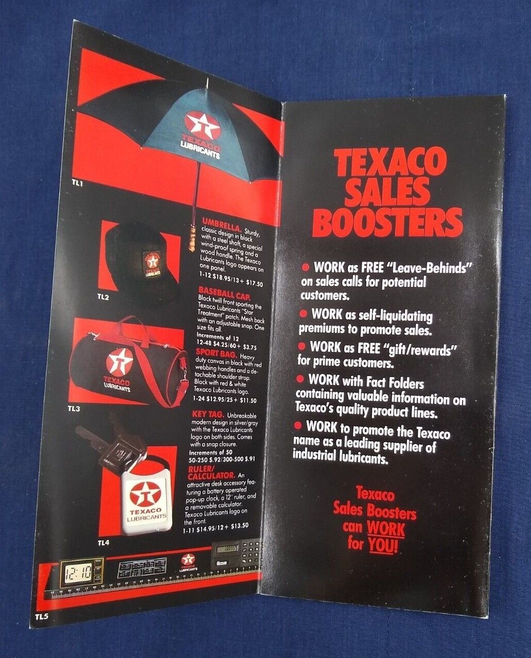 Texaco How to Increase Sales Pamphlet Circa 1980’s Lot of 2 Texaco - фотография #3