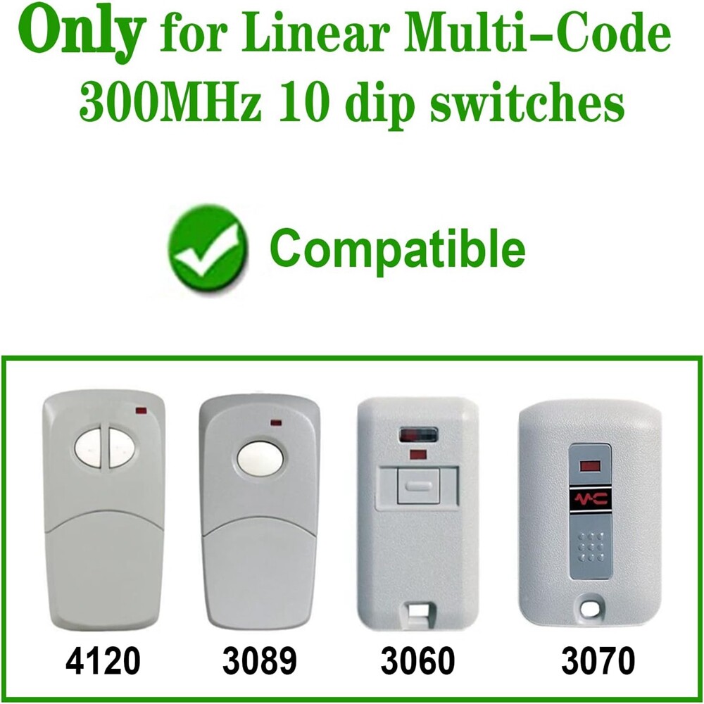 2PCS Linear 1090 Multi-Code Receiver MCS109020 109020 Gate Garage 3089 3060 4120 Unbranded Does Not Apply - фотография #6