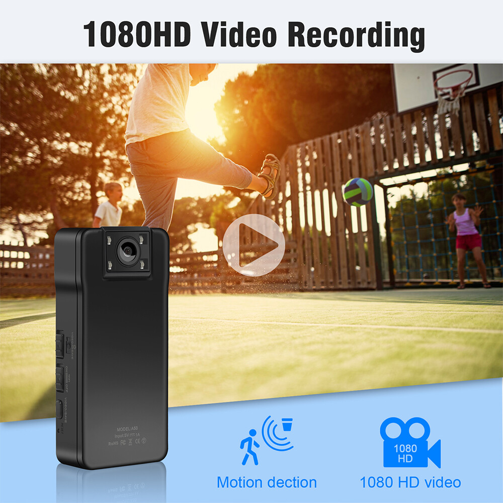 WiFi Video Recorder DVR IR Night 1080P HD Cams Camcorder Mini Body Police Camera Unbranded Camcorder - фотография #3