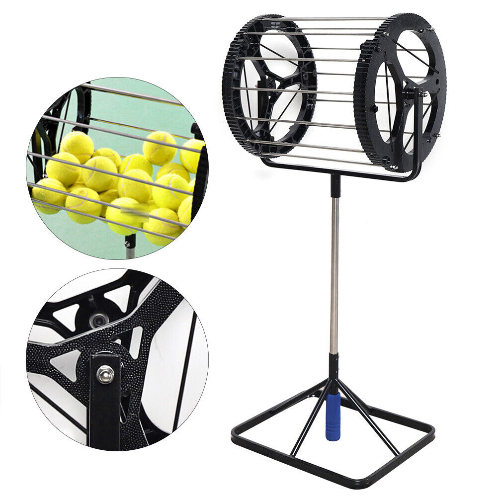 Tennis Ball Pick Up Hopper Automatic Balls Receiver with Handle Pick Up 55 Balls Unbranded Does Not Apply - фотография #12