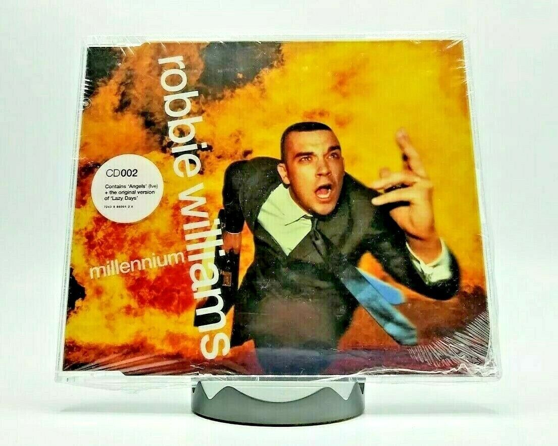 Robbie Williams Take That Millennium UK CD Single Sing When Sticker UK Postcard Без бренда - фотография #2