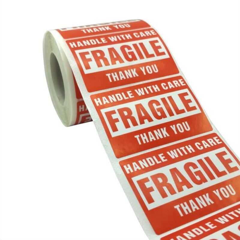 2 Rolls 2" x 3" Fragile Handle With Care Thank You Stickers Labels 500 Per Roll Unbranded/Generic Does not apply - фотография #4
