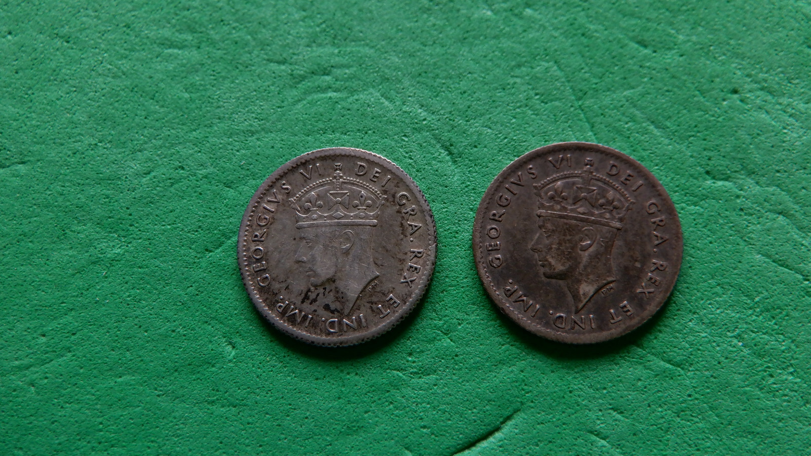 2 COINS NEWFOUNDLAND SILVER 5 CENTS 2x1941-C STERLING .925 SILVER 5 CENTS Без бренда - фотография #3