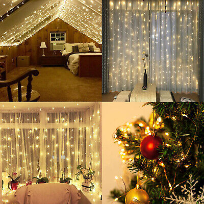 300LED Party Wedding Curtain Fairy Lights USB String Light Home w/Remote Control RedTagTown Does not apply - фотография #2