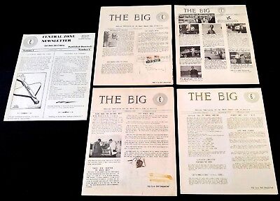 LOT OF ALL 4 'THE BIG E' EDSEL OWNERS CLUB OF AMERICA NEWSLETTERS 1970 - RARE! Без бренда
