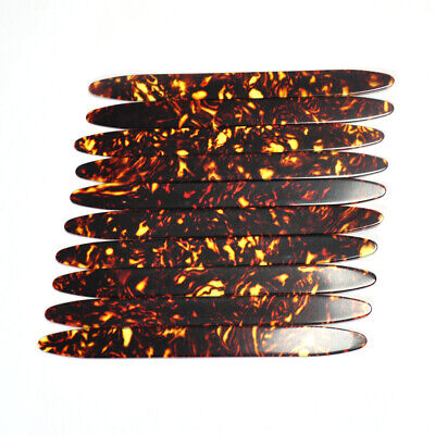 10Pcs Gauge 0.71mm Celluloid Strips Oud Pick Reeshe for Oud Qadim Brown Tortoise Unbranded Does not apply