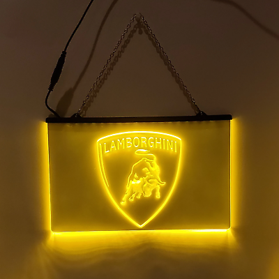 Lamborghini LED Sign Racing Garage Lambo Beer Pong All-Stars - фотография #2