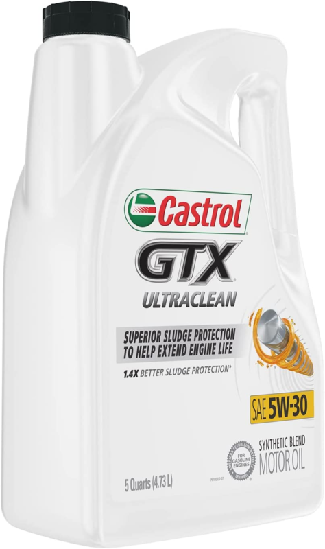GTX Ultraclean 5W-30 Synthetic Blend Motor Oil, 5 Quarts Does not apply 03096 - фотография #8
