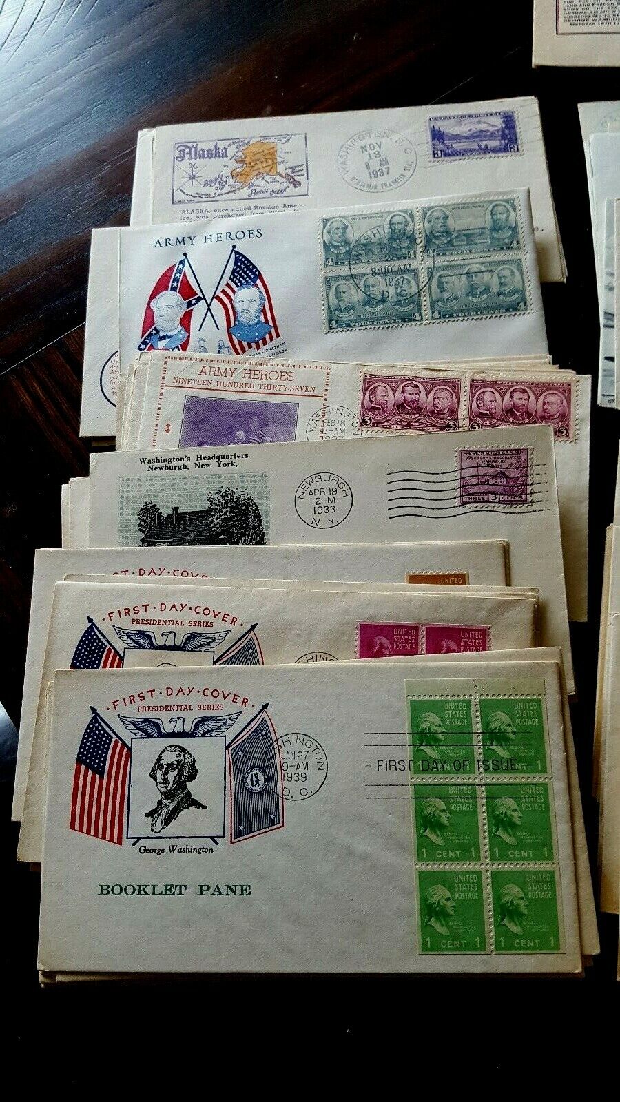 Us stamps first day covers catchet pre 1975 **10** different all in exceptional  Без бренда - фотография #3