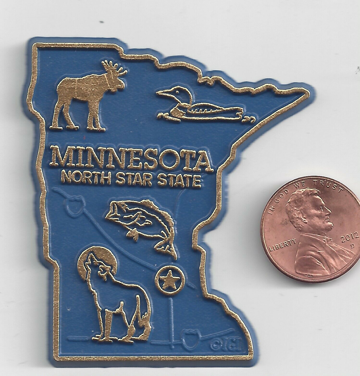 MINNESOTA MAGNET ASSORTMENT 3 NEW STATE SOUVENIRS includes  JUMBO MAP MAGNET     Без бренда - фотография #4