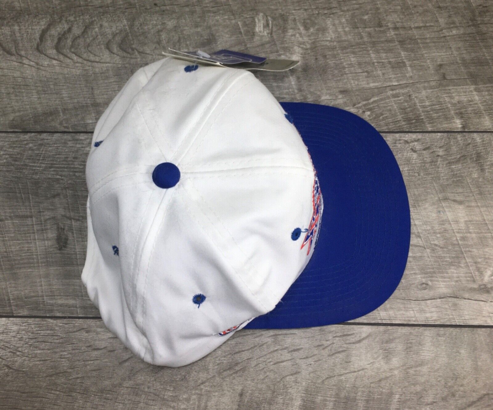 Vintage Sports Specialties Twill NOS Super Bowl XXVI Blue Snapback Hat Cap 90s Sports Specialties - фотография #4