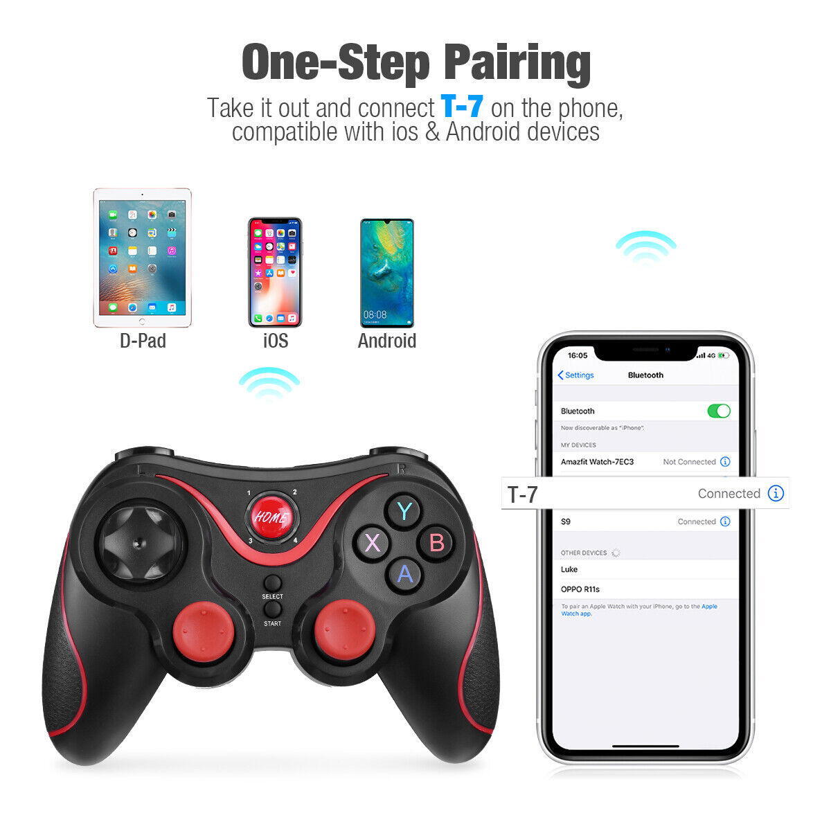 Wireless Bluetooth Game Controller Gamepad for iOS Android Tablet PC Cellphone Unbranded Does Not Apply - фотография #5