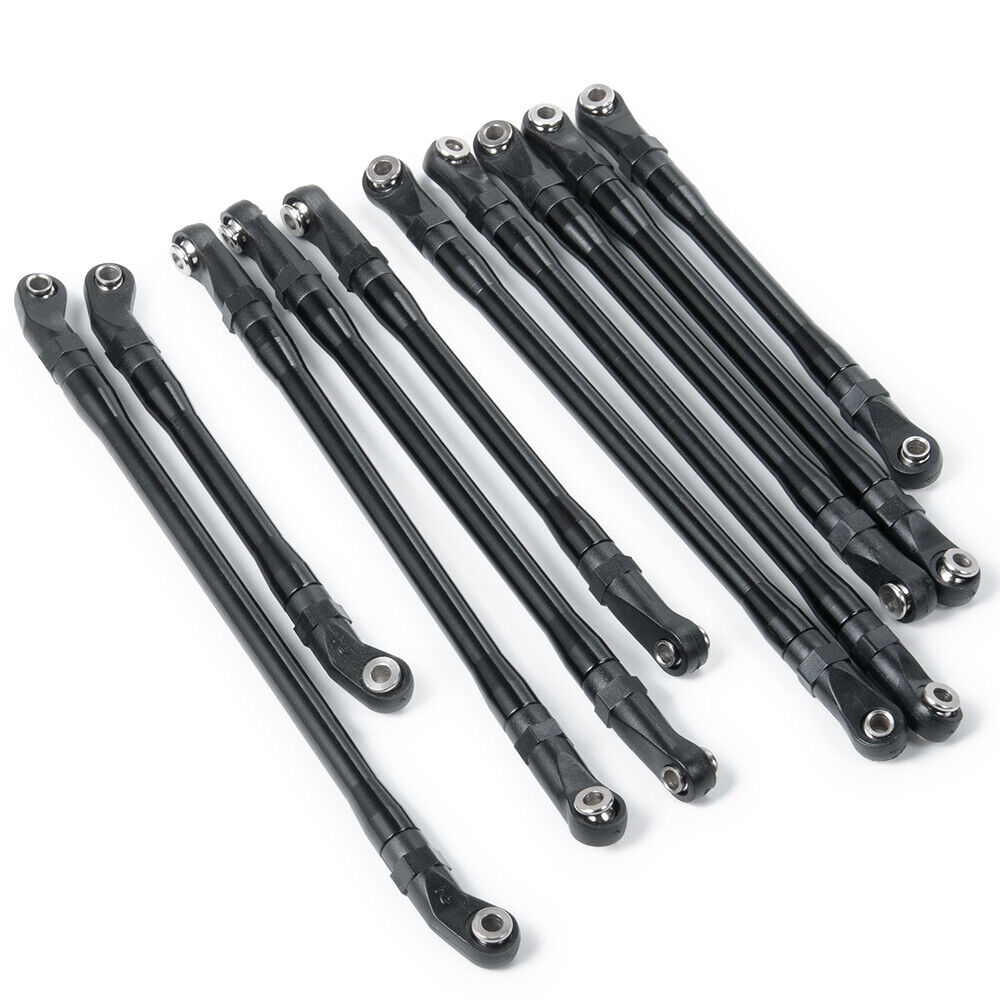 10PCS Metal Linkage Link Rod End for 1/10 RC Crawler Axial SCX10 II 90046 90047 AXSPEED Does Not Apply - фотография #2