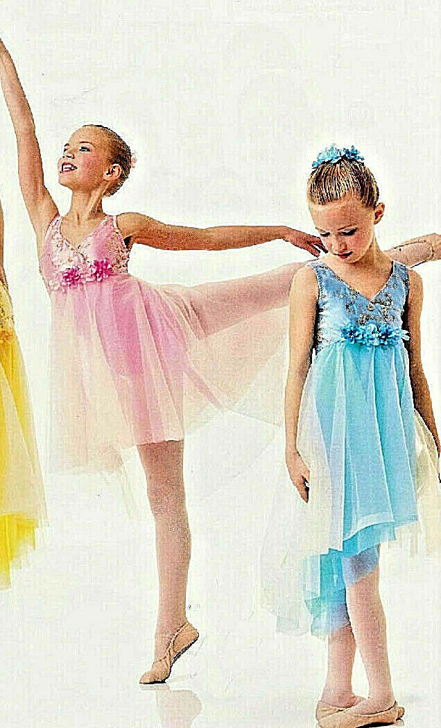 4C Lyrical Ballet Dance Dress Costume Whisper Pink Curtain Call - фотография #2