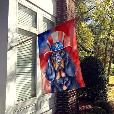 Gordon Setter Patriotic American Flag Canvas House Size DAC5727CHF Без бренда - фотография #2