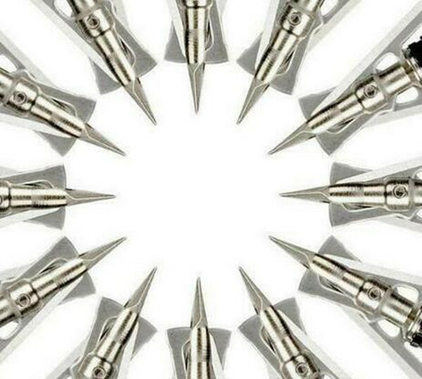 24X Rear Deploying Broadheads Exteme Expandable 2 Blade 2" Cut 100gr Arrow Tips Sososhoot Rage Hypodermic - фотография #3