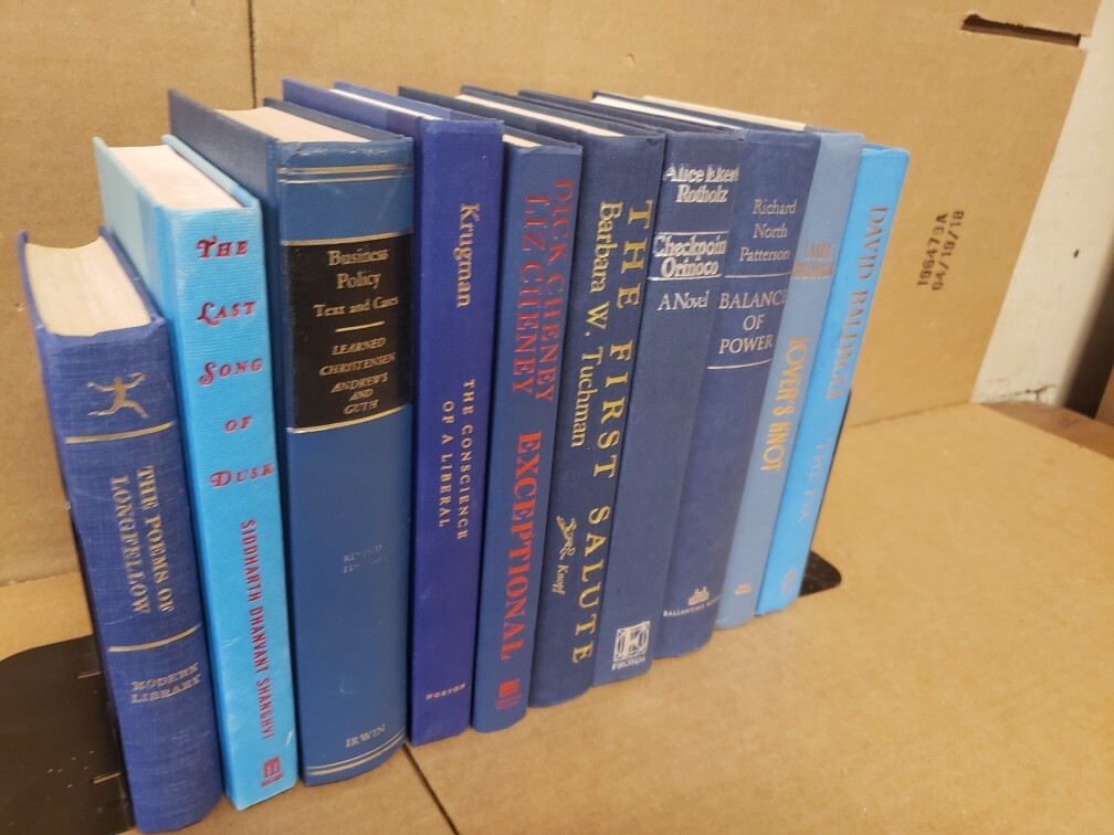 Lot of 6 Hardcover BLUE NAVY AQUA TEAL Shades Books for Staging Prop Decor  Без бренда - фотография #4