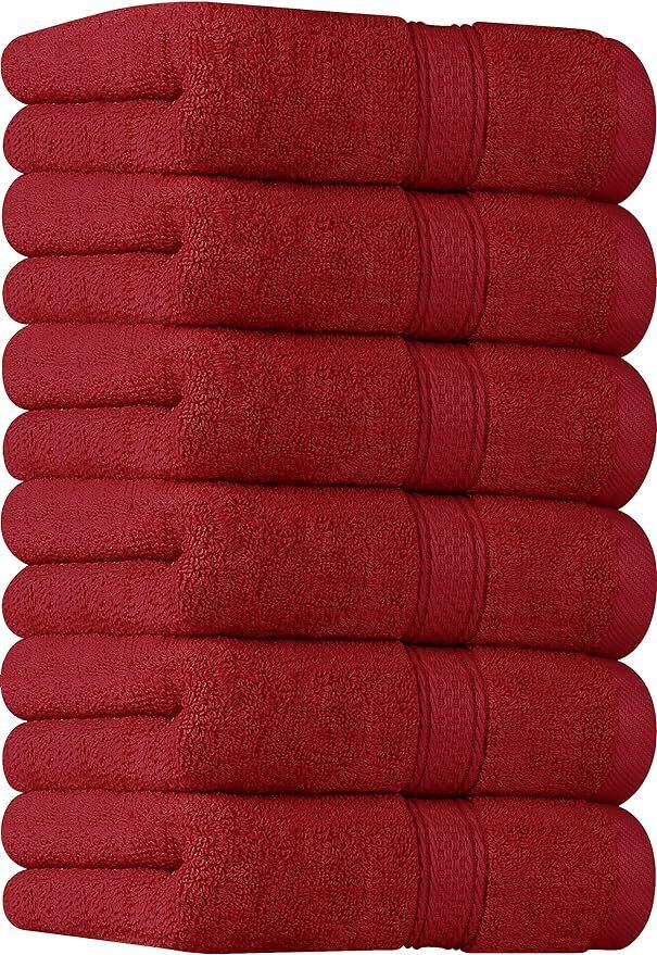 Premium Hand Towels 100% Combed Ring Spun 600 GSM Extra Large16x28 Utopia Towels Utopia Towels Does not apply - фотография #4