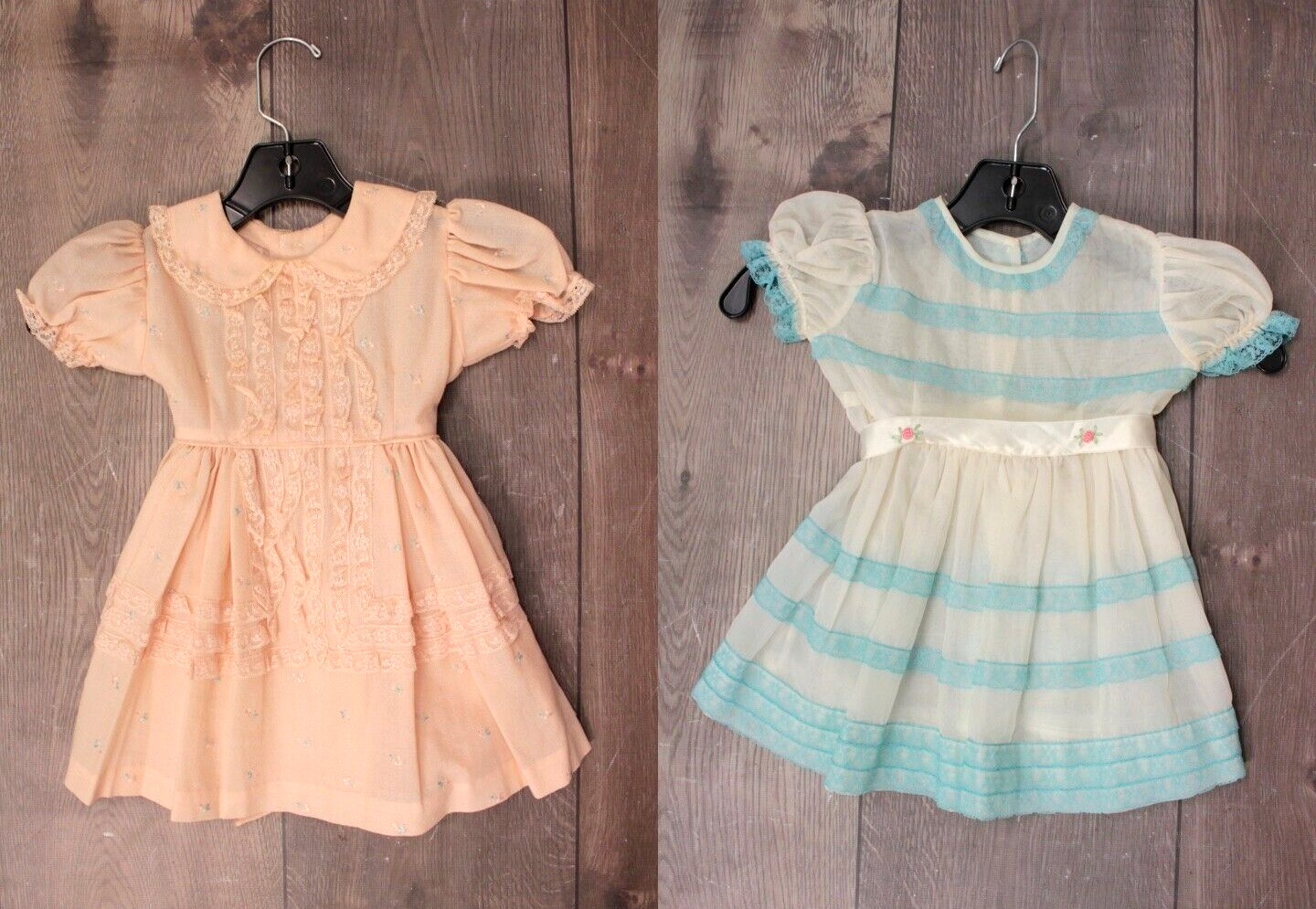 VTG Girl's 50s Lot Of 13 Dresses Children's 1950s Toddler's Dresses Various Size Unbranded - фотография #8