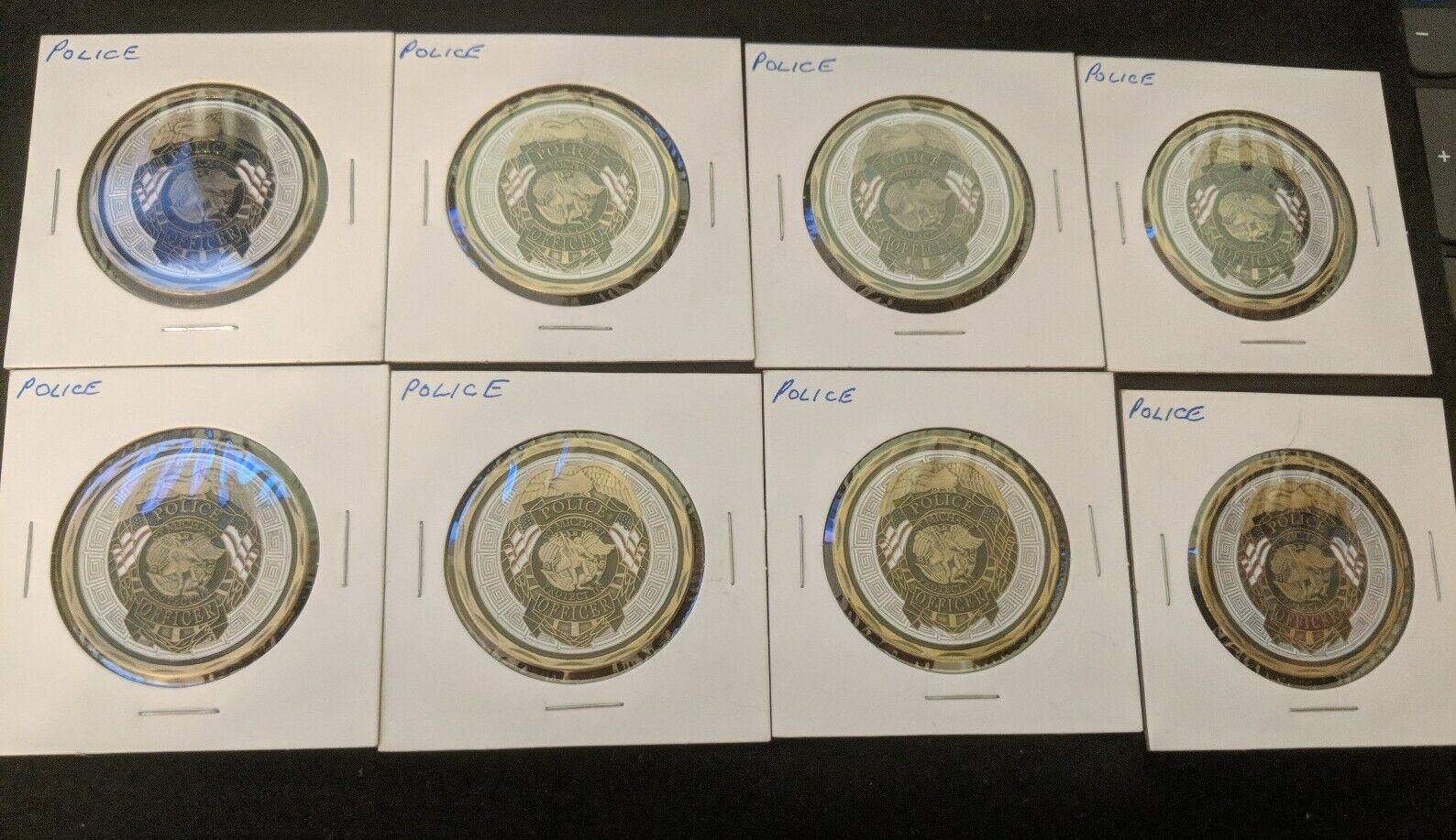 Lot of 8 same: Police Challenge "Style" Coins-St. Michael Patron Saint of Law En Без бренда