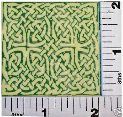 FOUR 2" x 2" DECALS NEW CELTIC KNOT DECAL MAKE OWN DICHROIC PATTERN ALL COE Без бренда