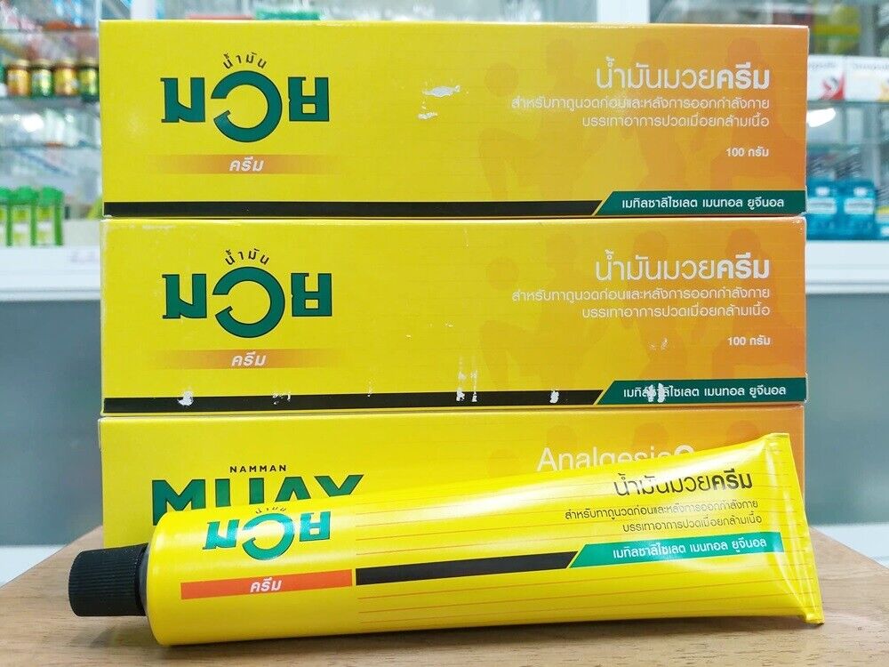 6X 100g Namman Muay Thai Boxing Cream Analgesic Pain Relief Liniment Muscular  Namman Muay Does Not Apply - фотография #7