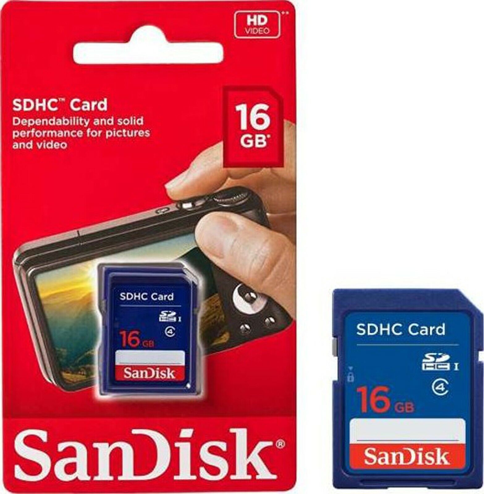 10 Pack SanDisk 16GB Class 4 SD SDHC Flash Memory Cards SDSDB-016G-B35 - NEW SanDisk SDSDB-016G-B35, SDSDB016G, SDSDB016GB35 - фотография #3
