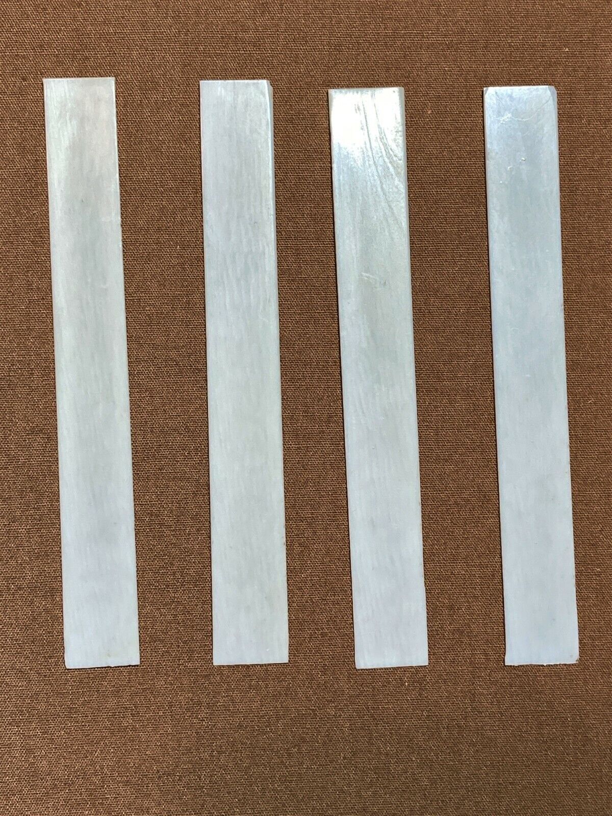 4 Pieces of Antique Piano Key Veneer from 1896 Vose, Salvage, Repurpose, Crafts Unbranded Does Not Apply