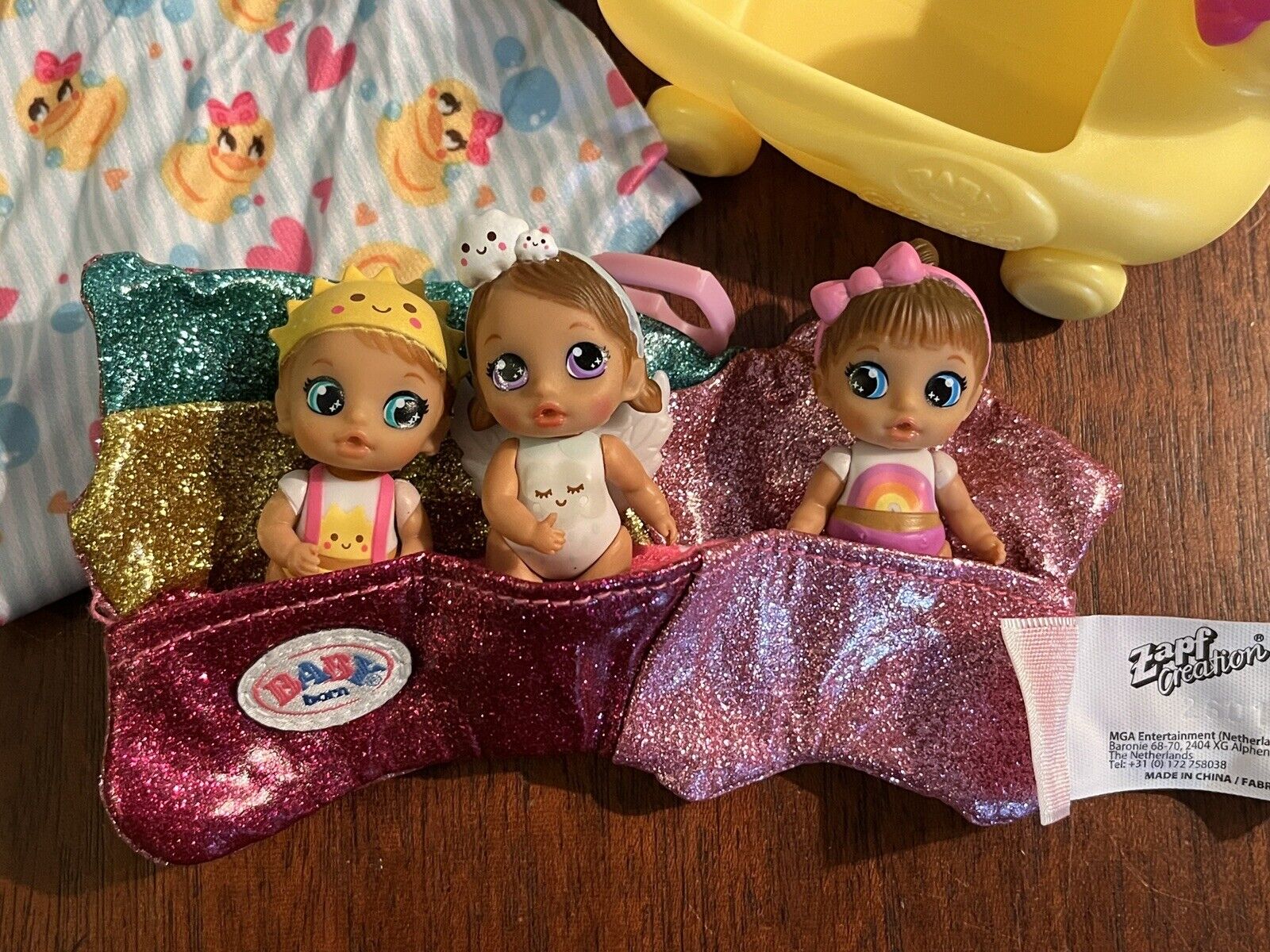 Baby Born Surprise Mini Babies Series 3 Ducky Starry Triplets Mini Doll Baby Born Surprise - фотография #2