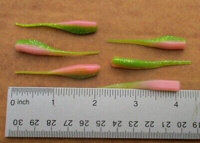 50ct ASSORTED MIXTURE 2" STINGER SHAD GRUBS Crappie Fishing Lures Quiver Tail All American Tournament Quality Soft Plastic Baits 2StShadMinnow.ASST50ct - фотография #10