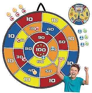  Outdoor Games, Large 29in Dart Board and Basketball Kids Games, Double-Sided  Does not apply Does Not Apply