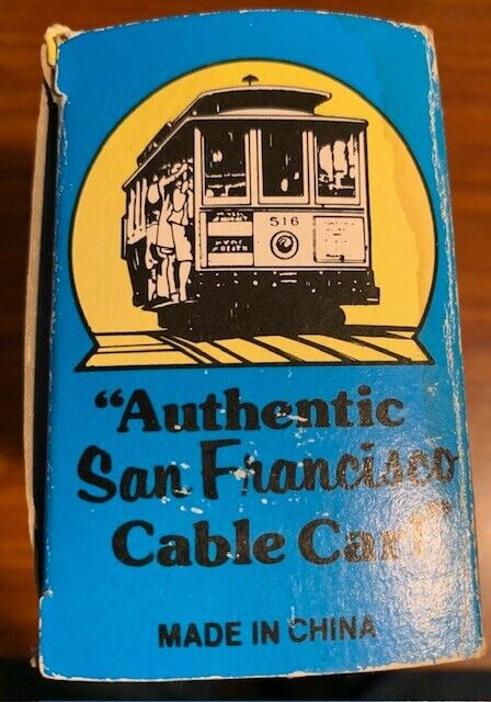 San Francisco Bell Ring Red Metal Cable Car Bay and Taylor New Free Shipping Без бренда - фотография #4