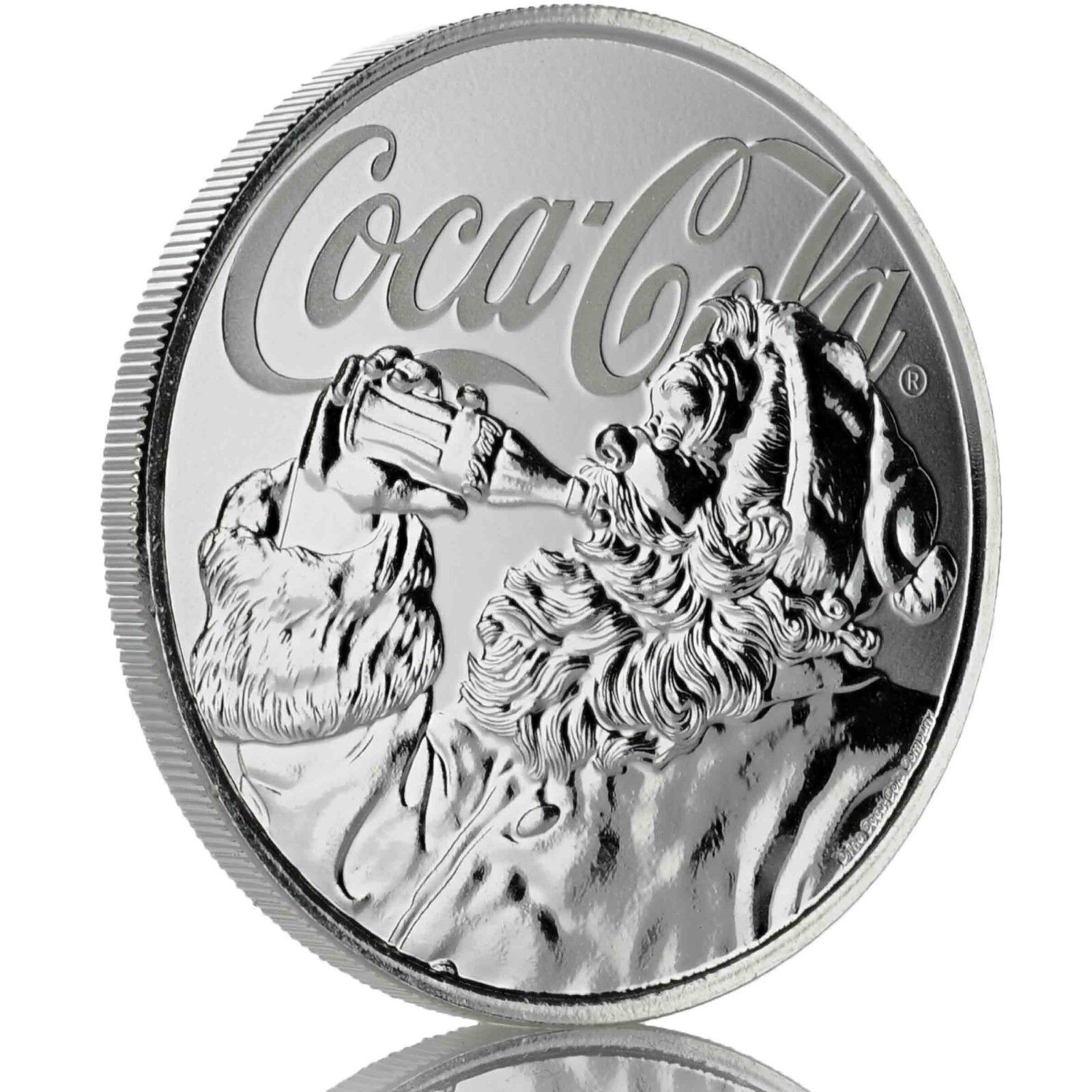 2019 1oz .999 Silver Coca-Cola® Holiday Coin - Limited Mintage Collectible #A465 Без бренда - фотография #11