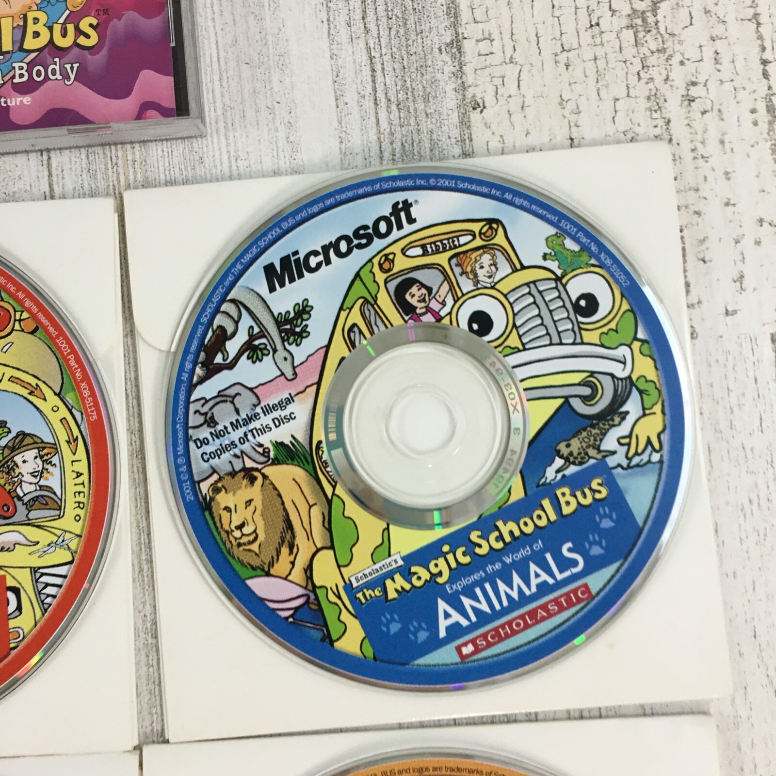 Scholastic The Magic School Bus 4 Game Lot PC CD-ROM Solar Earth Bugs Dinosaurs Scholastic 23456 - фотография #6