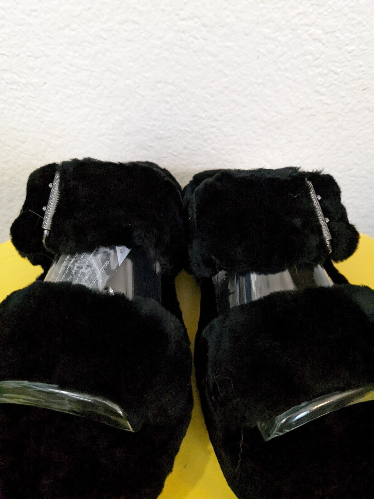 NWT UGG Fluff Yeah Slide Black Woman's Sheepskin Slipper Sandals Sz 8 UGG Ugg W Fluff Yeah Slide - фотография #5