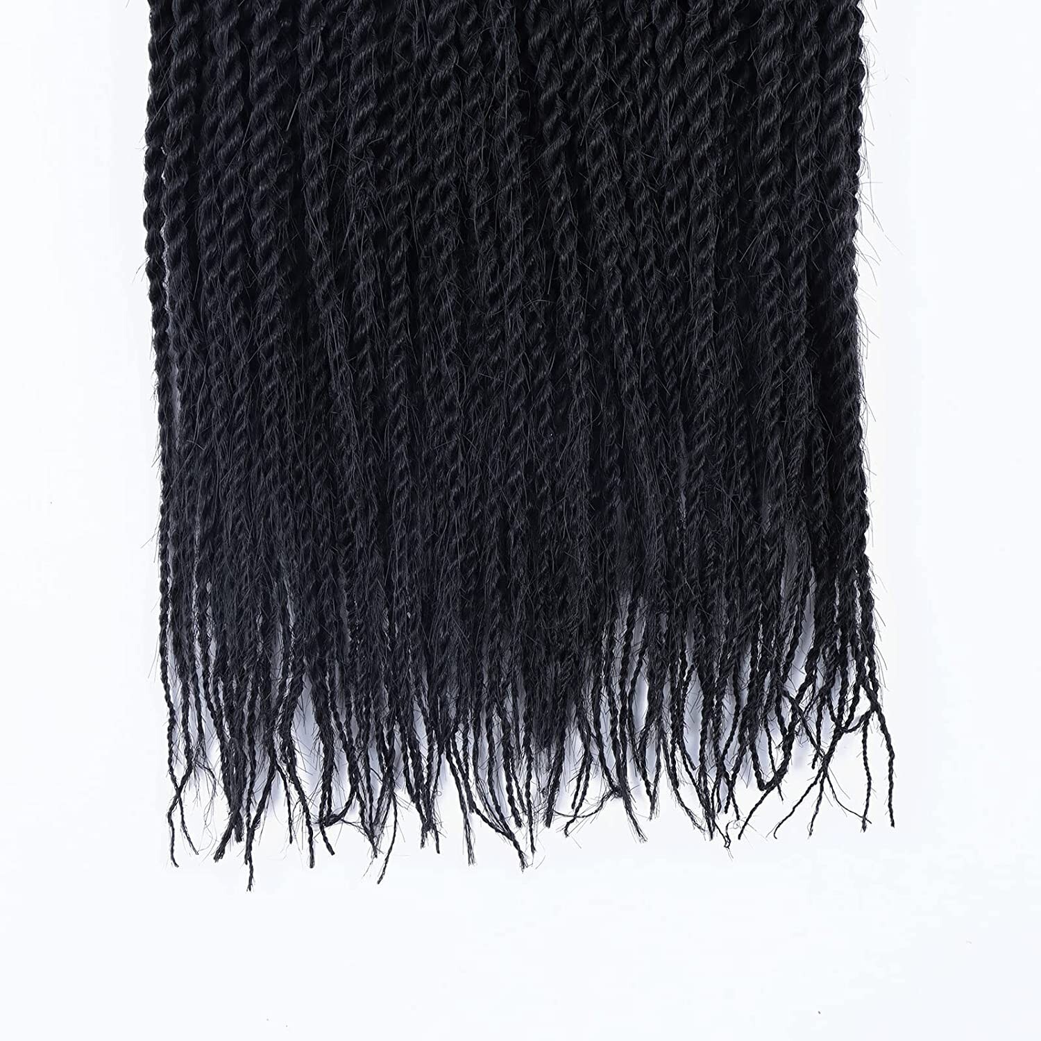 14 Inch 8Packs Senegalese Twist Hair Crochet Braids 30Stands/Pack Synthetic 1B# ROSDINA Not Applicable - фотография #7