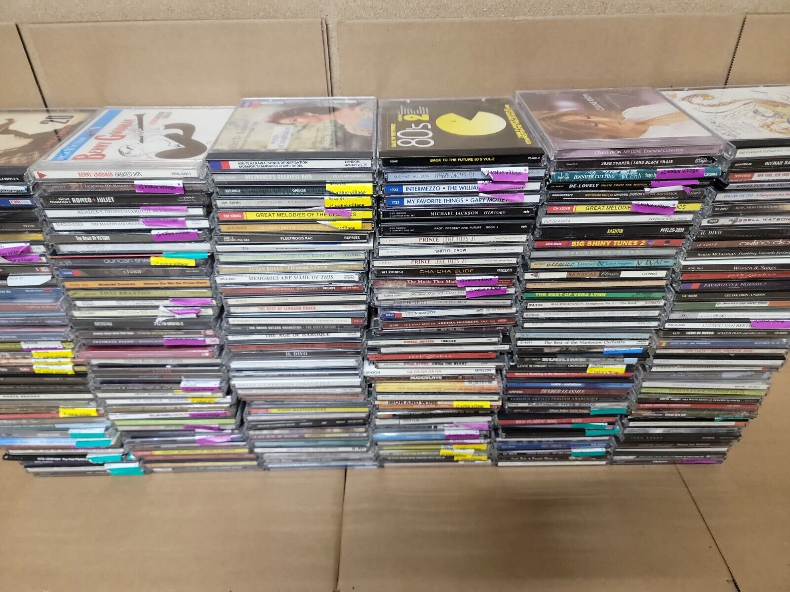 Lot of 10 Assorted CDs MIX ALL Genres Artwork+Case RANDOM BUNDLE Wholesale Bulk Без бренда