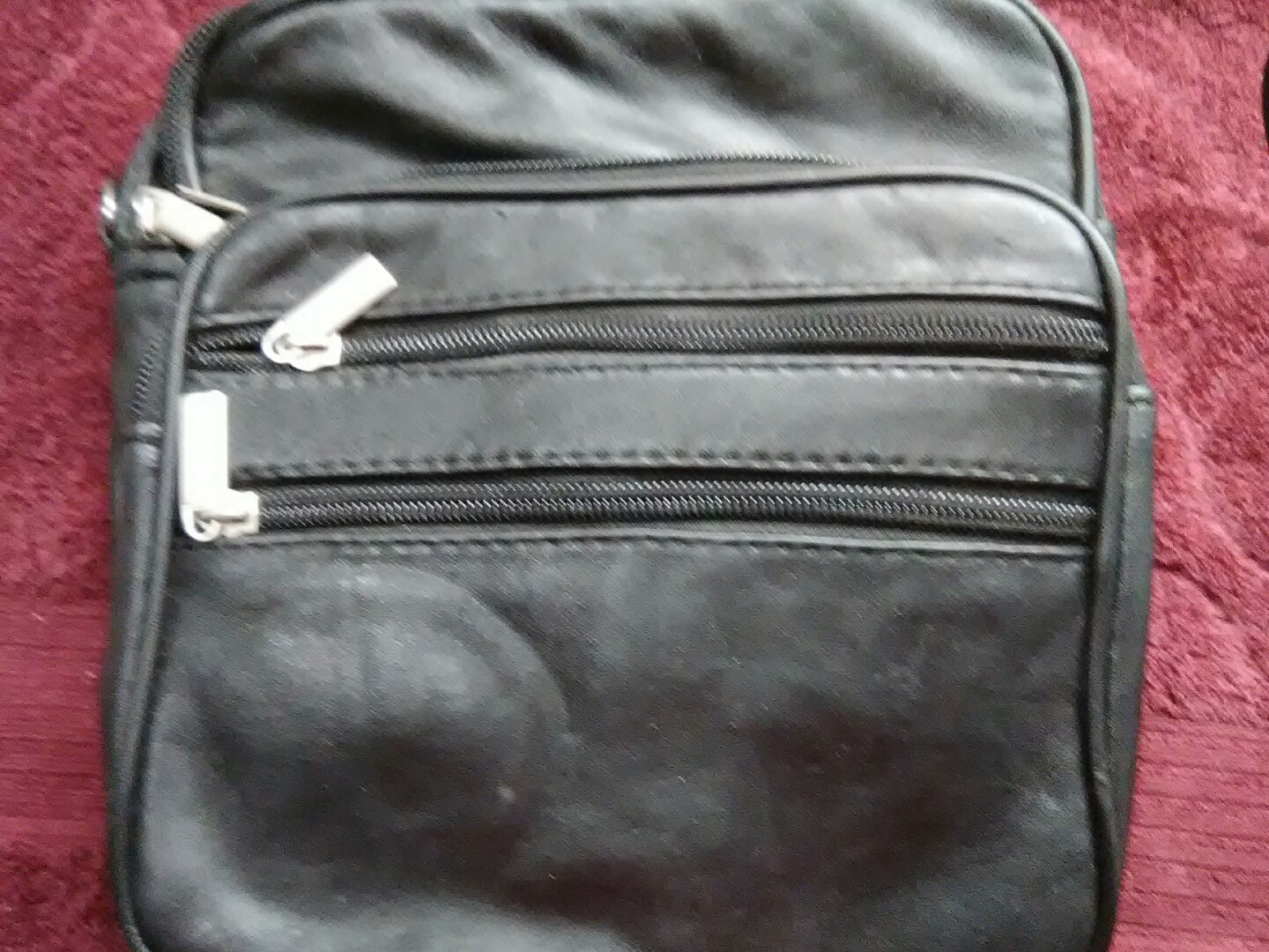 Leather pocketbook  Unbranded