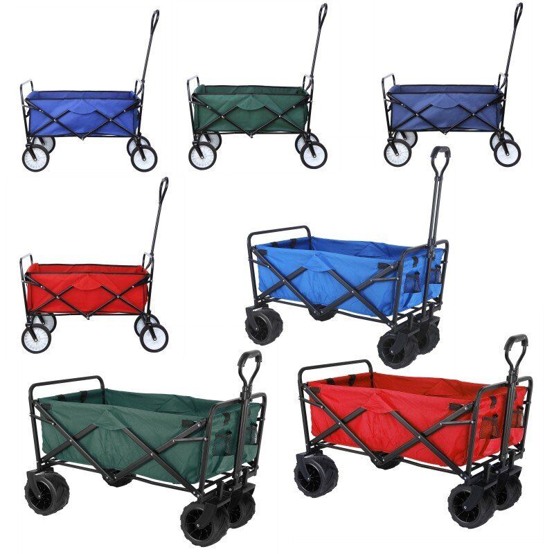 Heavy Duty Collapsible Outdoor Utility Wagon Folding Portable Hand Cart Sport Unbranded Does not apply